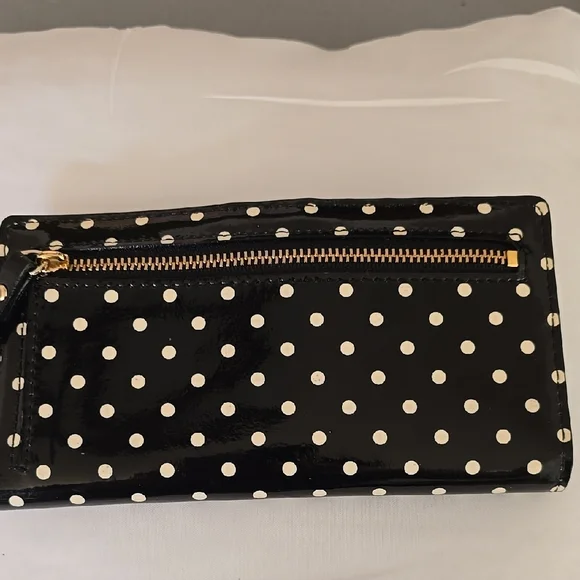 Kate Spade Black Polka Dot Wallet - Picture 4 of 9